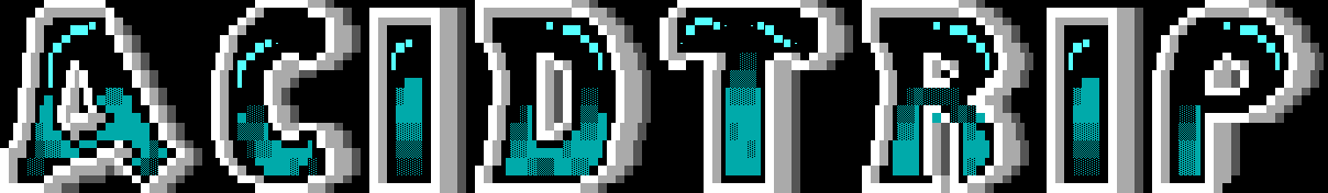 ACiDTRiP in the TheDraw font ACID 3D